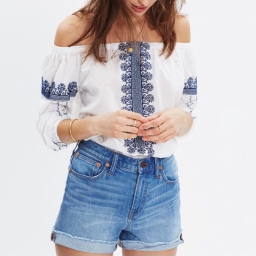 Madewell High Rise Denim Jean Shorts